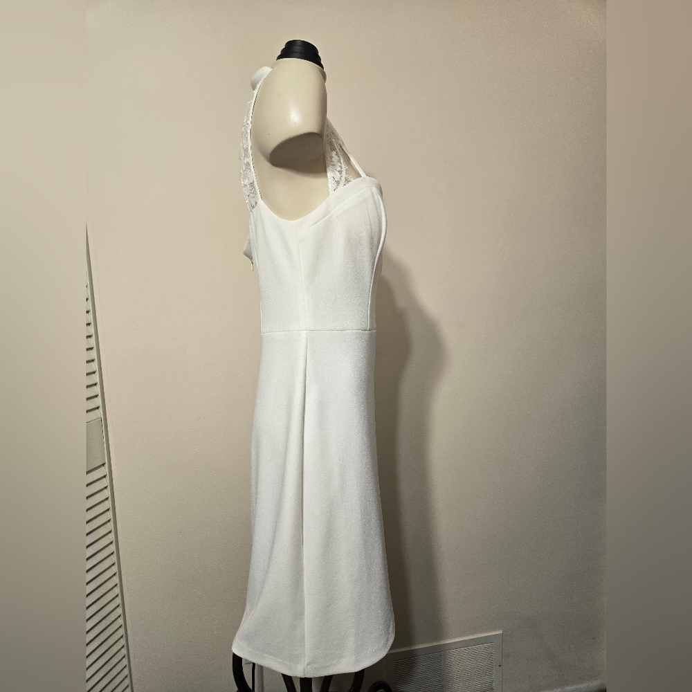 GUESS white Bodycon dress 12 NWT - Picture 6 of 8